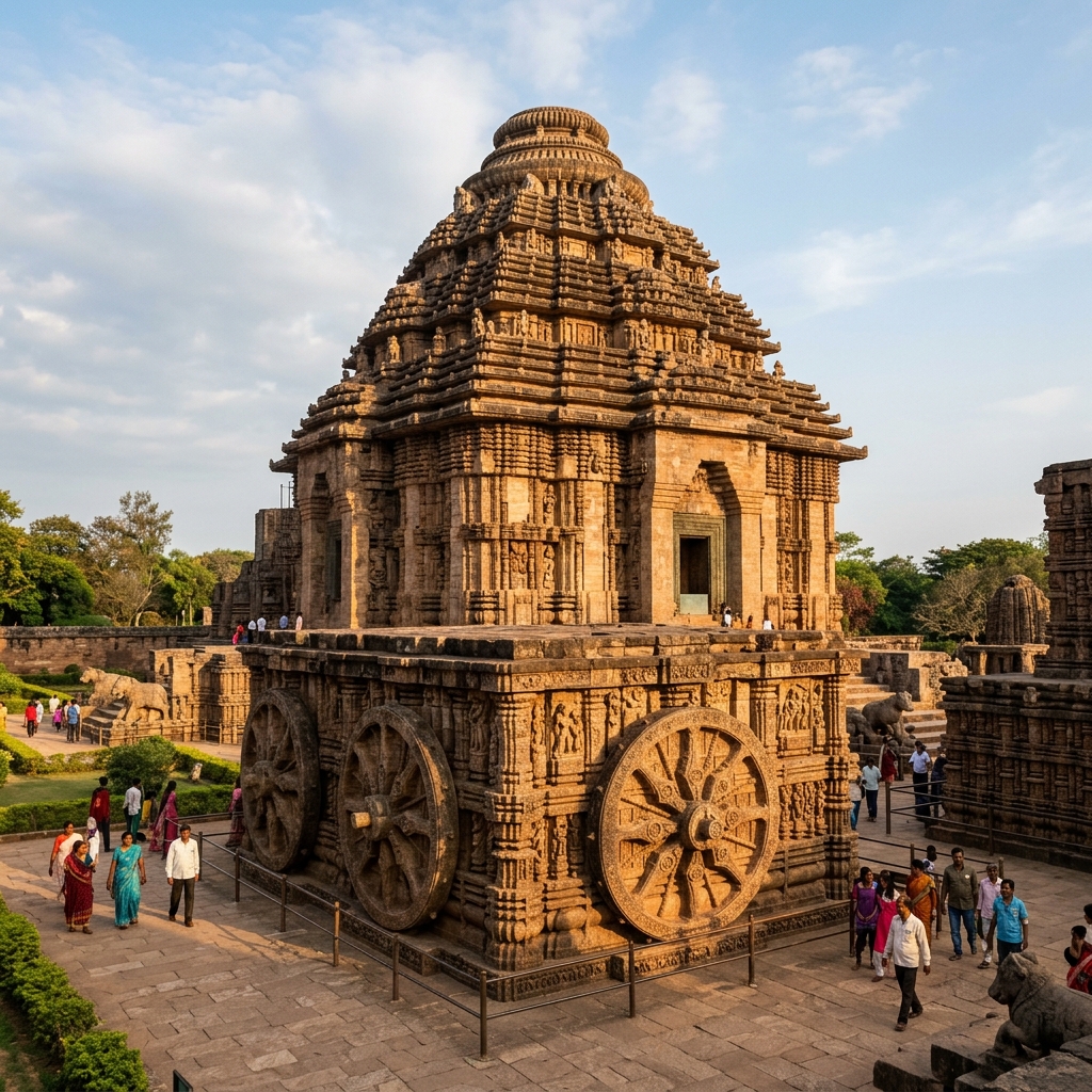 Konark Sun Temple - Family Darshan Trip 297